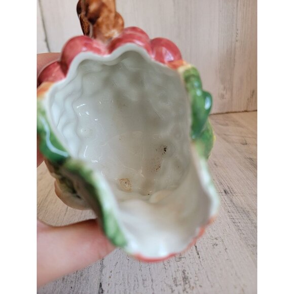 Fitz‎ Floyd grape cluster creamer pitcher vintage xmas fruit - Picture 5 of 6